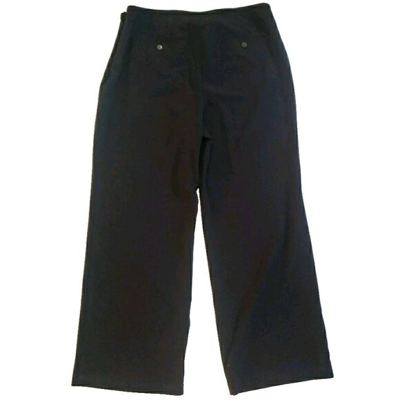 Talbots Pants Womens 16P Navy Blue Hollywood Petite Stretch Pull On Career Wear - Picture 4 of 9